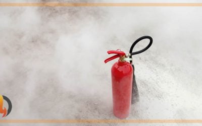Prevención de congelación de extintores contra incendios