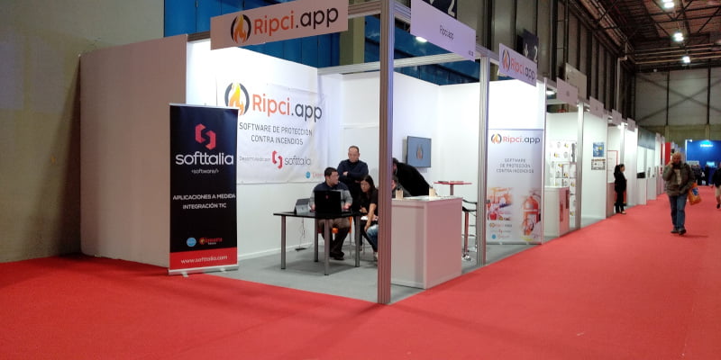 stand ripciapp Un éxito más de Ripci.app en SICUR 2020